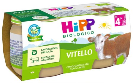Hipp Omogeneizzato Vitello 2X80g 4 Mesi+