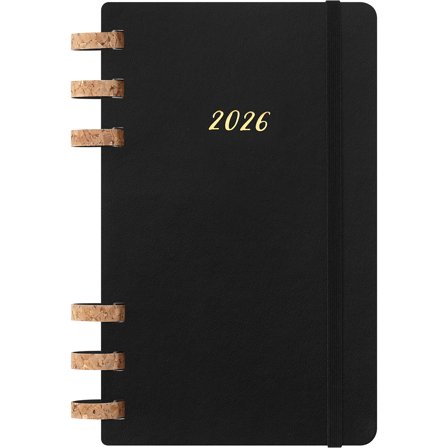 Moleskine Kalender 12M Spiral Planner 2026 Large Black