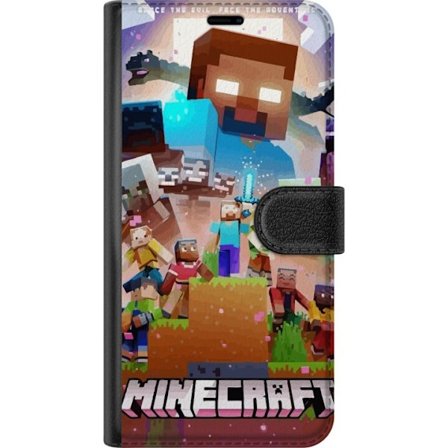 Kompatibel Tegnebogsetui til Motorola Moto G24 Minecraft