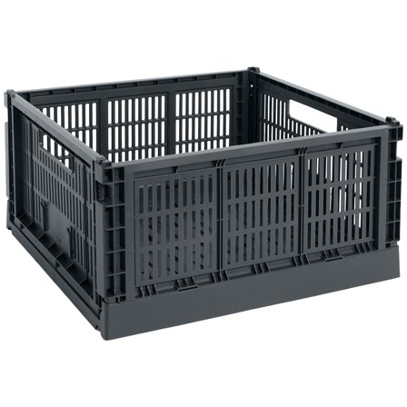 Hay HAY Colour Crate Large Square säilytyslaatikko, charcoal