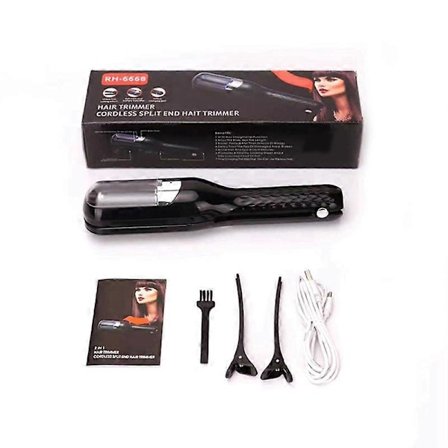 Hår Split Ends Trimmer Remover Skadat Hår Reparation Hårvård Behandling Uppladdningsbar Sladdlös Hår C