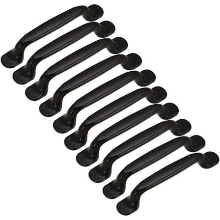 10x Køkken Skab Dør Håndtag Skab Skuffe Soveværelse Møbler Træk Center Afstand 128MM