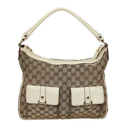 Gucci Vintage, Pre-owned Abbey Shoulder Bag Bruin, Dames, Maat:ONE Size