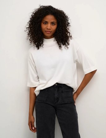 Kaffe Kalizza Turtleneck - White - XL