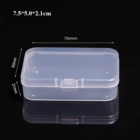 Oppbevaringsboks Smykkeperler Beholder 7,5X5,0X2,1CM