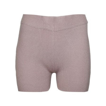 Brave Soul Dam/Kvinnor Ribbstickade Shorts XS Dusty Pink