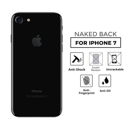 iPhone 7 Genomskinlig Skin Skyddsplast Baksida