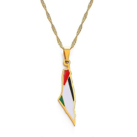 Palæstina Vedhæng Halskæde Sølv guld Smykker Guld