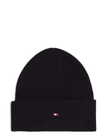 Tommy Hilfiger Essential Flag Beanie Svart