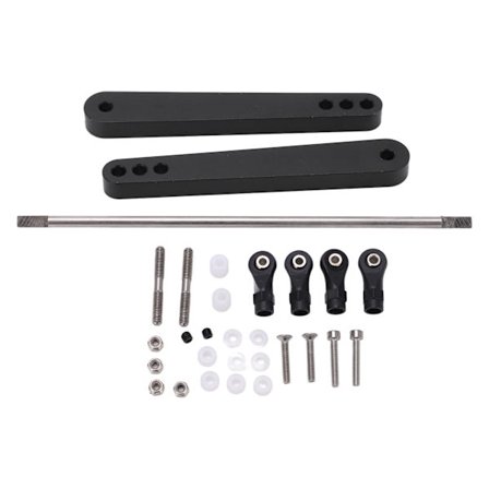 Anti-vippe stang afbalancerstang forstærker anti-rullestang til Axial Wraith RR10 1/10 RC bilSort