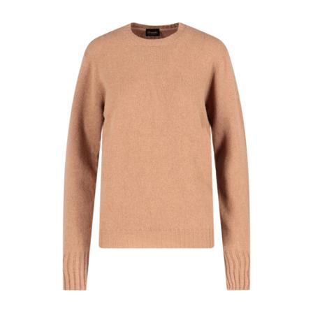 Drumohr, Round-neck Knitwear Beige, Heren, Maat:L