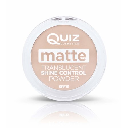 Mat gennemskinnelig pudder - Shine control pudder - Quiz Cosmetic