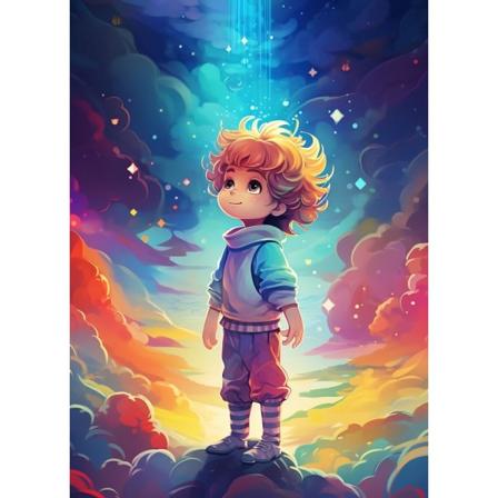 (Pikku prinssi) 30x40cm 5D diamond painting , timanttitaide,