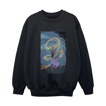 Wish Flicktröja för flickor 5-6 år Svart