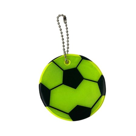 Barnens Säkerhetsreflektorer Nyckelringar Snygga Reflekterande Fotbollsmönster Ryggsäckar Barnvagnar Jackor Säker Reflekterande Nyckelring 1