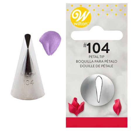 Wilton Sprøytetipp # 104 Kronblad