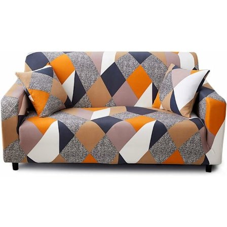 3-istuttava joustava sohvanpäällinen, sohvanpäällinen käsinojilla (3-istuttava)