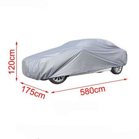 Vattentätt bilskydd, sol-/damm-/regnskydd yx