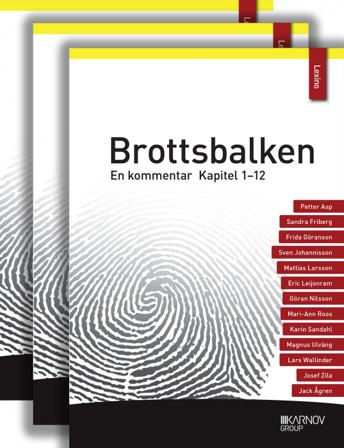 Brottsbalken : en kommentar. Kapitel 1–12 (del 1) - Bok - Häfte