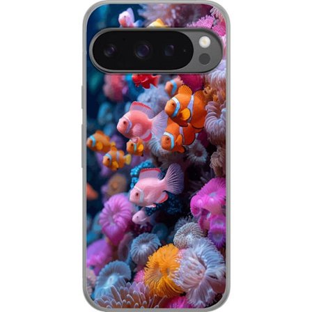 Kompatibel Mobilcover til Google Pixel 9 Pro XL Fisk Koral Hav Ocean Undervands