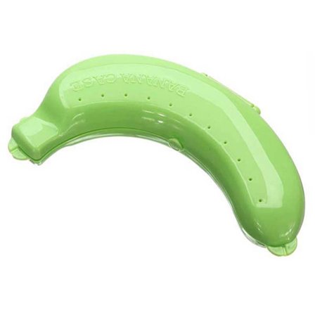 e 3 Farger Fruit Banana Protector Box Holder Case Lunsj Innhold