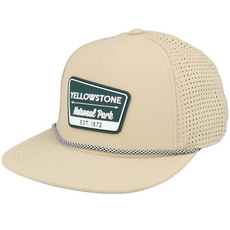 American Needle - Bege snapback Boné - Yellowstone Buxton Pro Beige Perforated A-Frame Snapback @ Hatstore