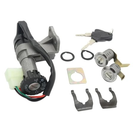 Tændingslås med nøgler til 50Cc 150Cc GY6 Scooter Knallert Taotao Jonway Roketa