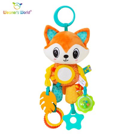 Plysjdyr Bil- og Seng Hengende Leke – Baby Vindklokke, Interaktiv Plysj for Foreldre og Barn for 0-3 År