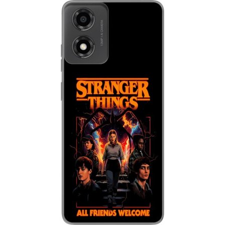 Kompatibelt Mobildeksel til Motorola Motorola Moto E14 Stranger Things Netflix serie sci fi mysterium