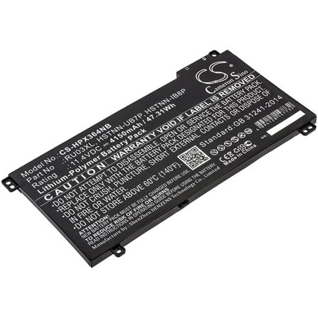 Batteri til bærbar PC for HP ProBook x360 440 G1 og andre