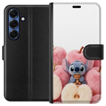 Kompatibel Tegnebogsetui til Samsung Samsung Galaxy S25+ Farverig collage med futuristiske pigegruppe karakterer, hjerter og glitter i moderne pop og