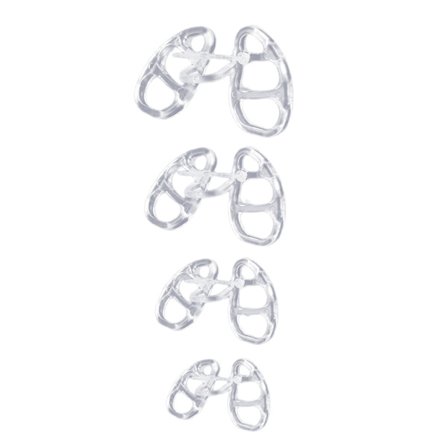 4 kpl hengitysapu kuorsausta estävä nenäklipsi ammattimainen kuorsausratkaisu