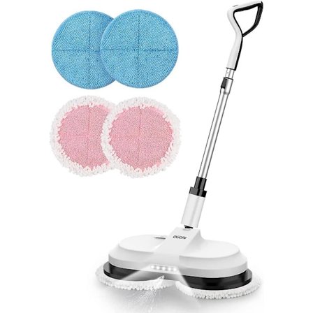 Sininen+vaaleanpunainen, 4 kpl Sähköinen Mop-imuri, (ilman moppia)