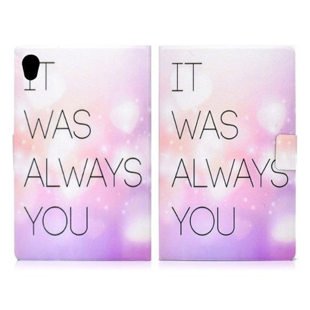 Viileä kuvio nahkakotelo Lenovo Tab M10 - Se Olit Aina Sinä