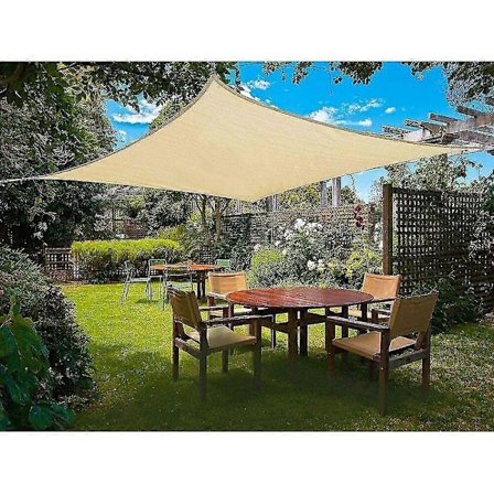 Vattentät Markis Trädgård Rektangulär UV-skydd Väderbeständig Segelduk