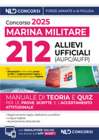 Concorso 212 allievi ufficiali Marina Militare. Con espansione online