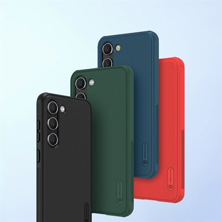 Nillkin Super Frosted Shield Pro Samsung Galaxy S23+ -kansi + jalusta punainen
