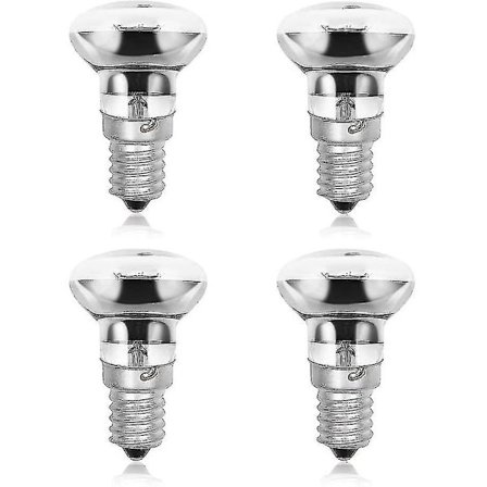 30w E14 R39 Lavalampa Reflektorlampa, Dimbar E14 Bas R39 Värmelampa, Ac220-240v 4 Pack [DB]