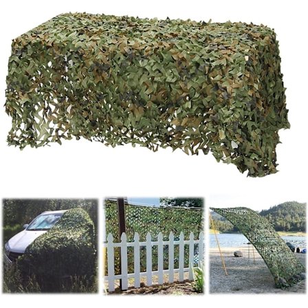 Vandtæt jagt camouflage net 1,5x8m, militærgrøn skyggenet, skov camouflage net, 150D Oxford skyggeklud