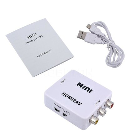 Mini HDMI til AV Konverter