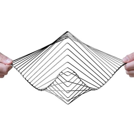 Square Wave - Förtrollande Kinetisk Vindsnurra, Magisk Lugnande Konst