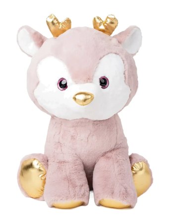 Teddykompaniet Rådjur, Dimrosa, 65Cm - Pink - 65 CM