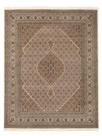 Tabriz Royal Vloerkleed 242X307 Bruin/Oranje Wol, India