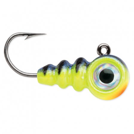 VMC Tungsten Larv Eye Jig 1.8g - Glow Hot Perch