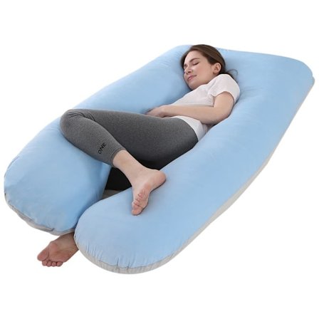 Graviditetspude U-formet Mor Kropspude til Søvn 130x70cm_TF_TF