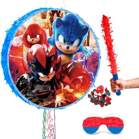 Pinata Sonic The Hedgehog Pinata de Sonic The Hedgehog, piñata Sonic The Hedgehog