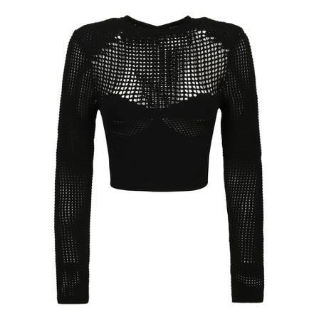 Ambush Round-neck Strik Sort, Dame Striktrøjer