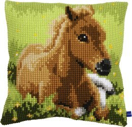 Broderikit Kudde Föl i hagen - Vervaco