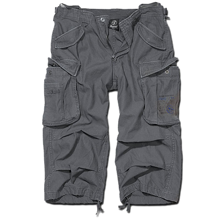 Pantaloncini 3/4 Brandit Industry Vintage Grigio Scuro L