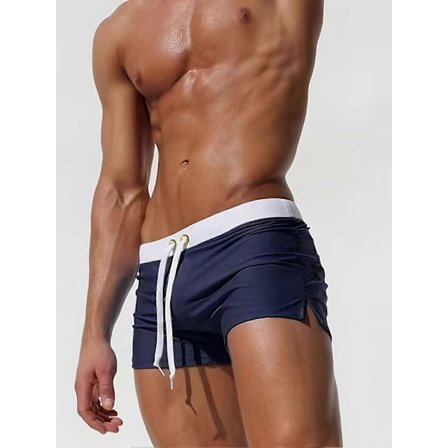 Nye modeller Hurtigtørkende Badeshorts for Menn med Snøring | Komfortabel & Stilig | Ideell for Strand- og Bassengbruk